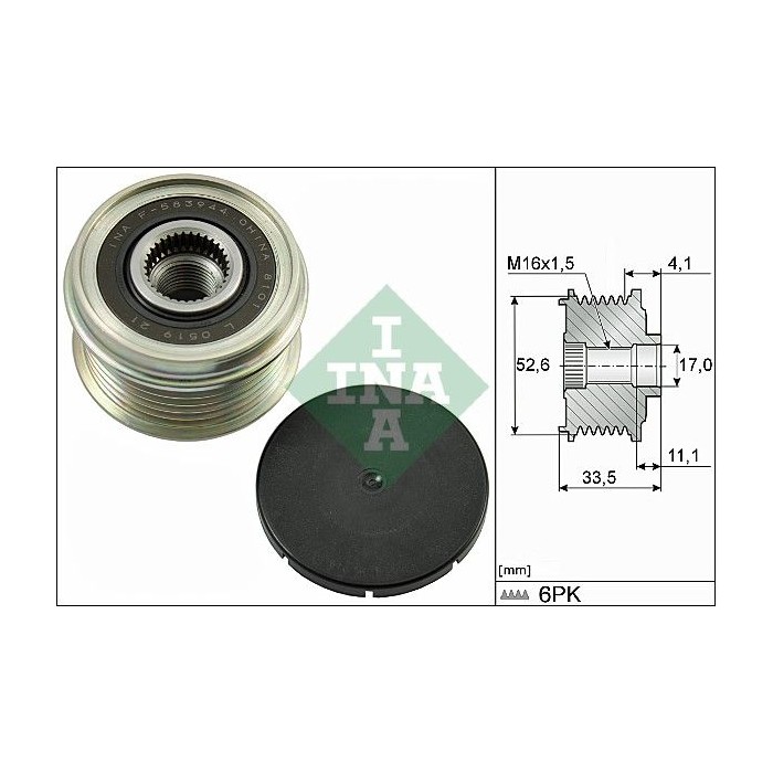 INA Generatorfreilauf 535002510