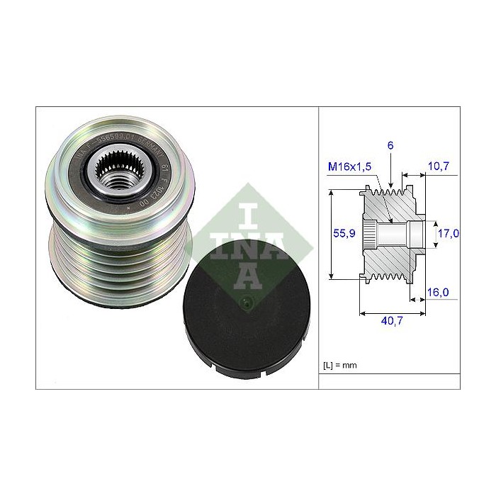 INA Generatorfreilauf 535002810