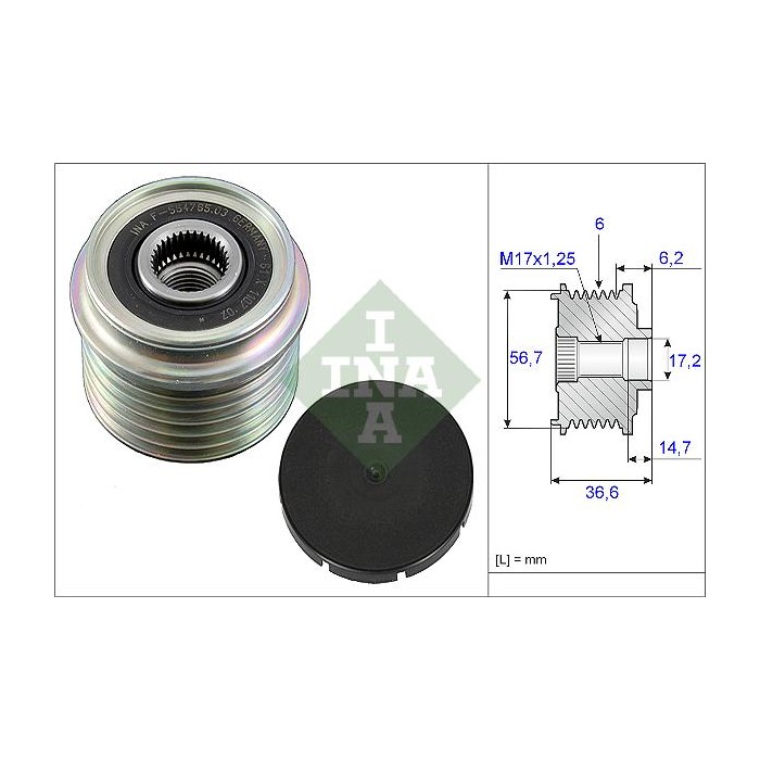 INA Generatorfreilauf 535003310