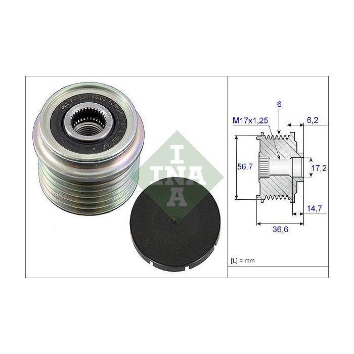 INA Generatorfreilauf 535003310