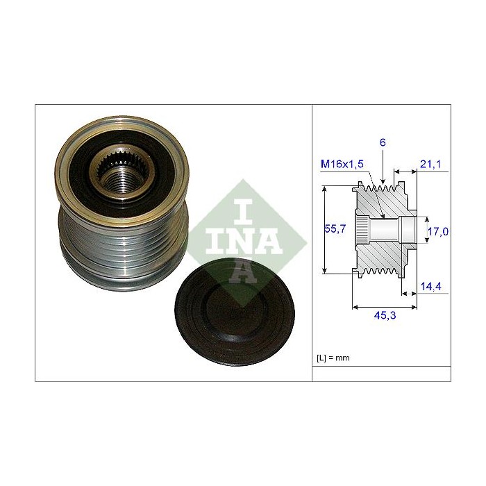 INA Generatorfreilauf 535003610