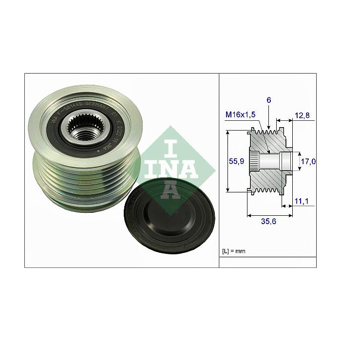 INA Generatorfreilauf 535004110