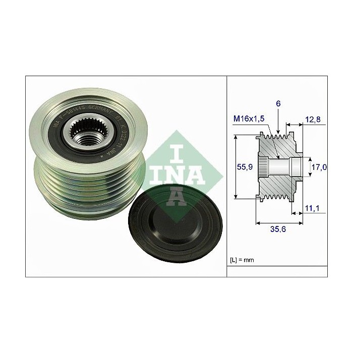 INA Generatorfreilauf 535004110