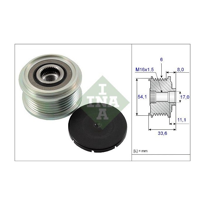 INA Generatorfreilauf 535005910