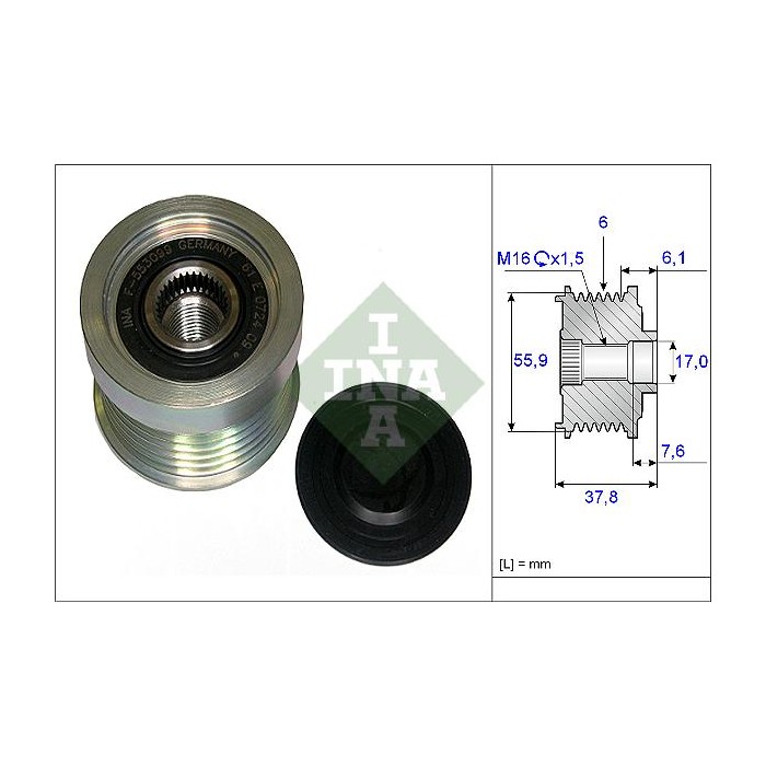 INA Generatorfreilauf 535007210