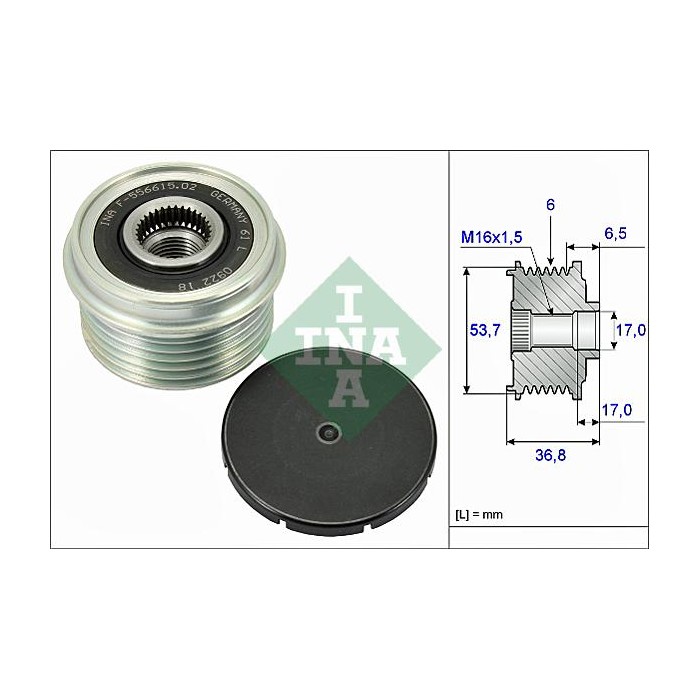 INA Generatorfreilauf 535007410