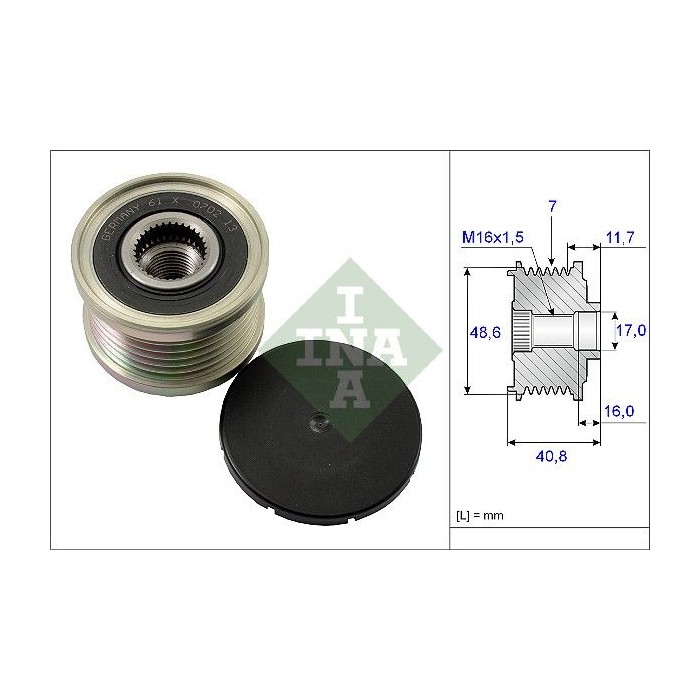 INA Generatorfreilauf 535008010