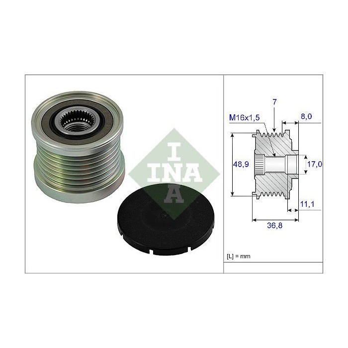 INA Generatorfreilauf 535008110