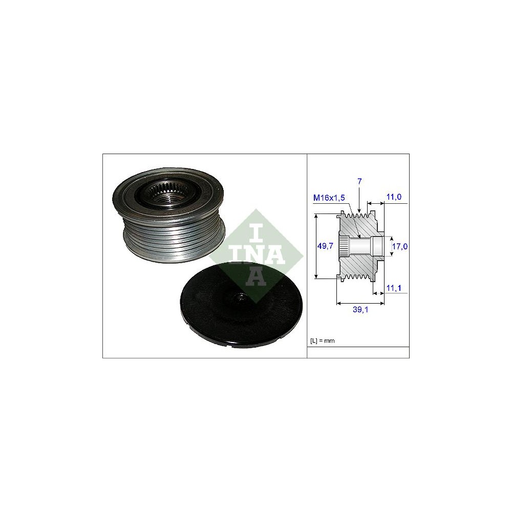 INA Generatorfreilauf 535008410