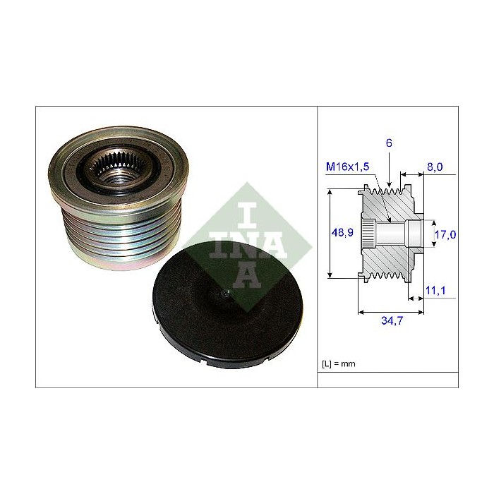 INA Generatorfreilauf 535008810