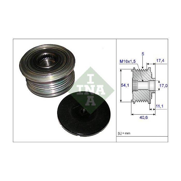 INA Generatorfreilauf 535008910