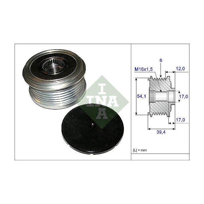 INA Generatorfreilauf 535009010