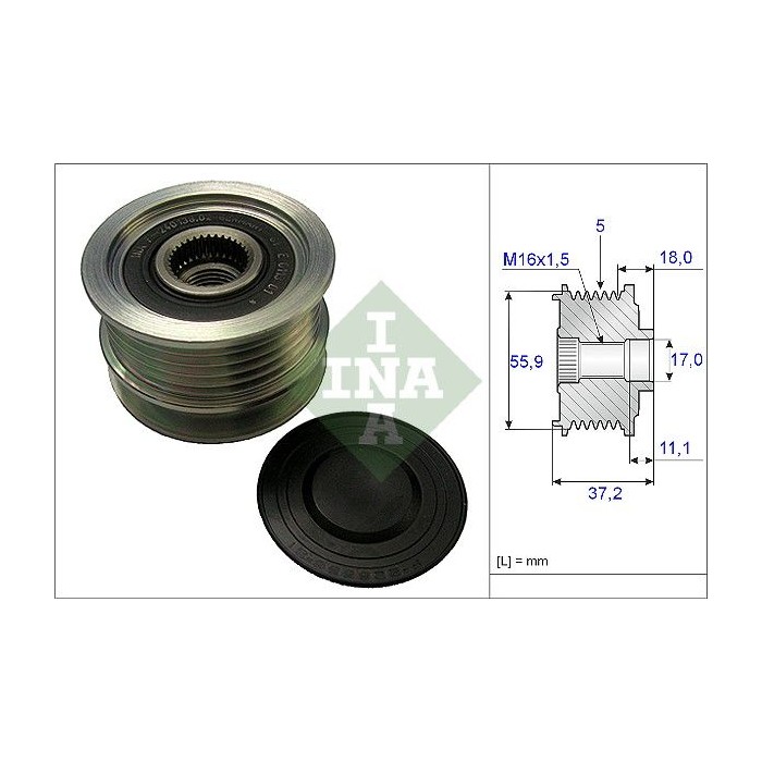 INA Generatorfreilauf 535009610