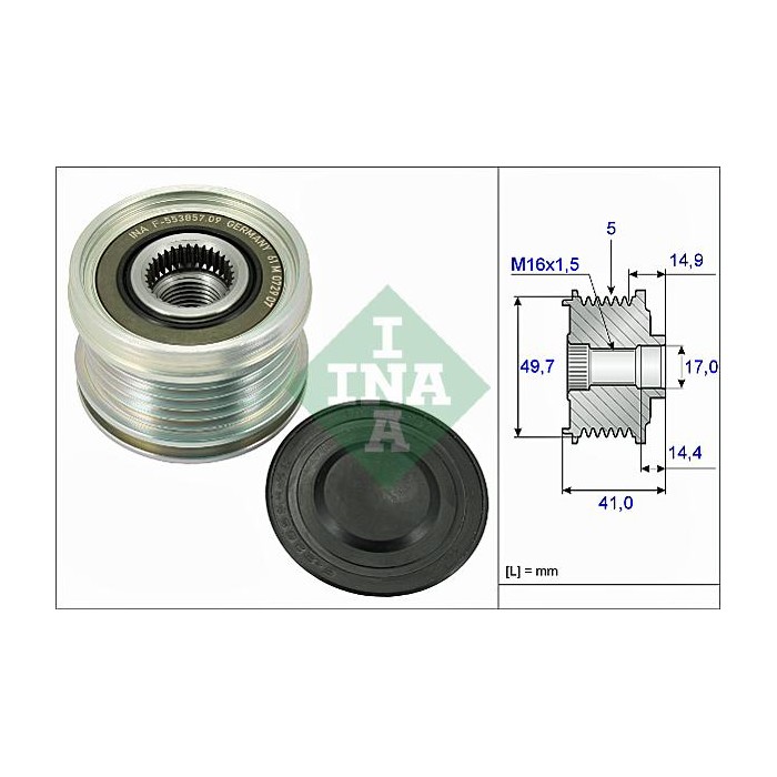 INA Generatorfreilauf 535010110