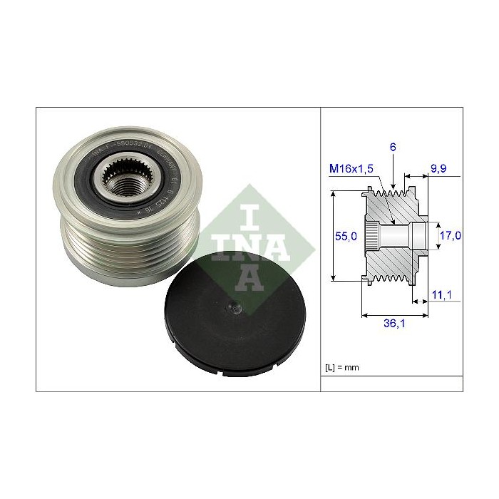 INA Generatorfreilauf 535010310