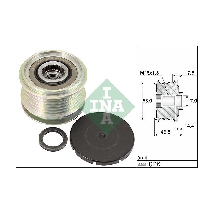 INA Generatorfreilauf 535010510