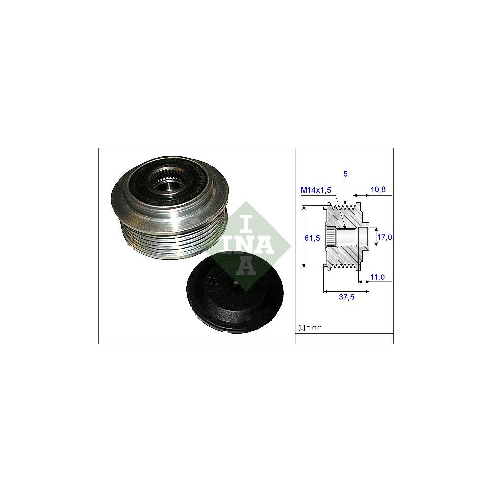 INA Generatorfreilauf 535010710