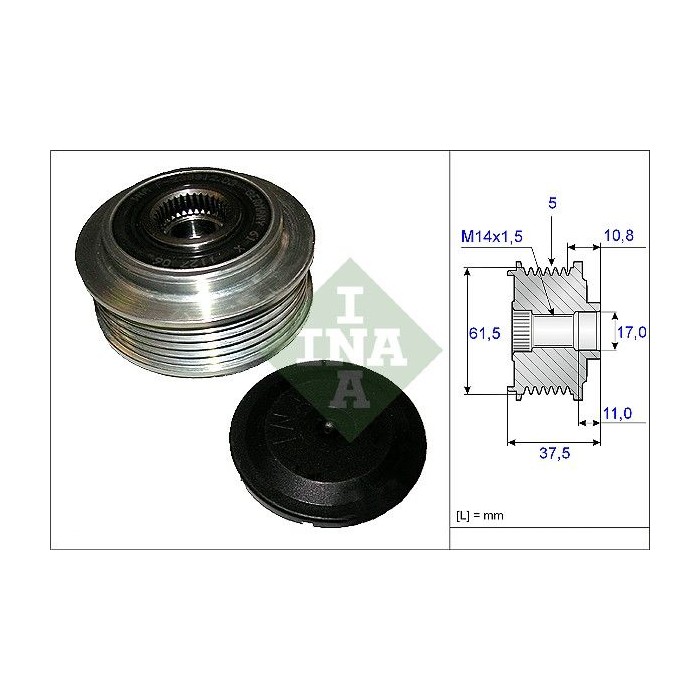 INA Generatorfreilauf 535010710