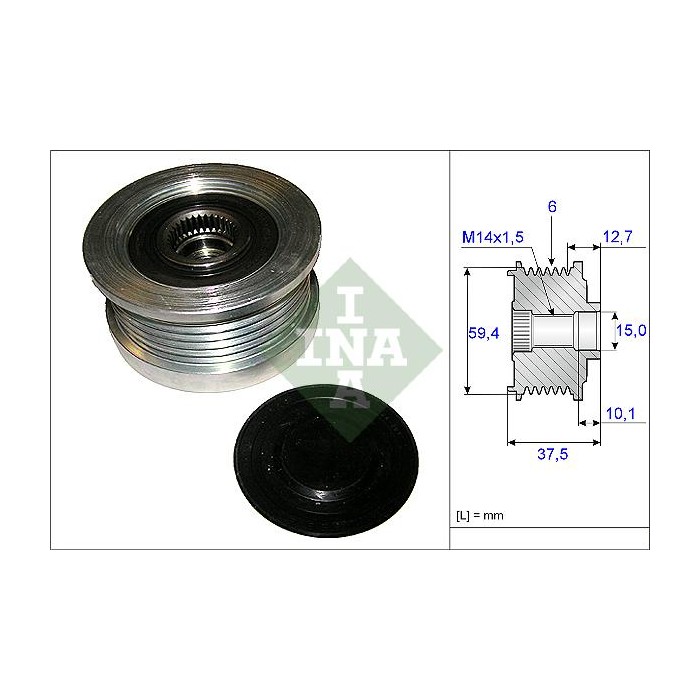 INA Generatorfreilauf 535011010