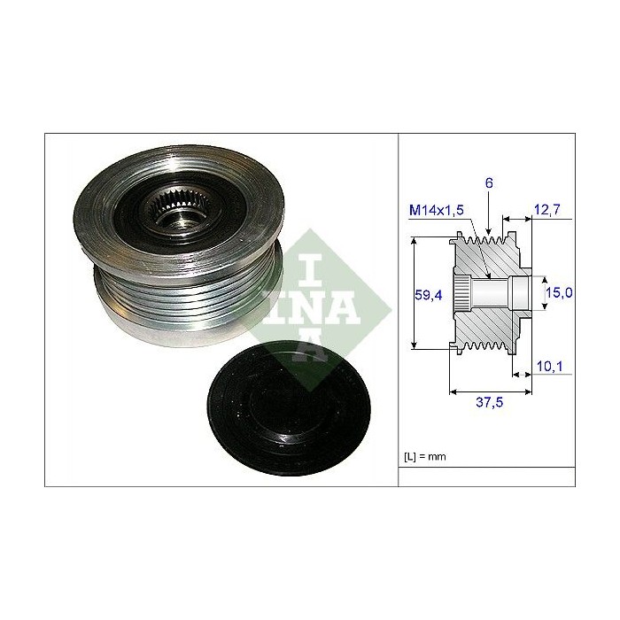 INA Generatorfreilauf 535011010