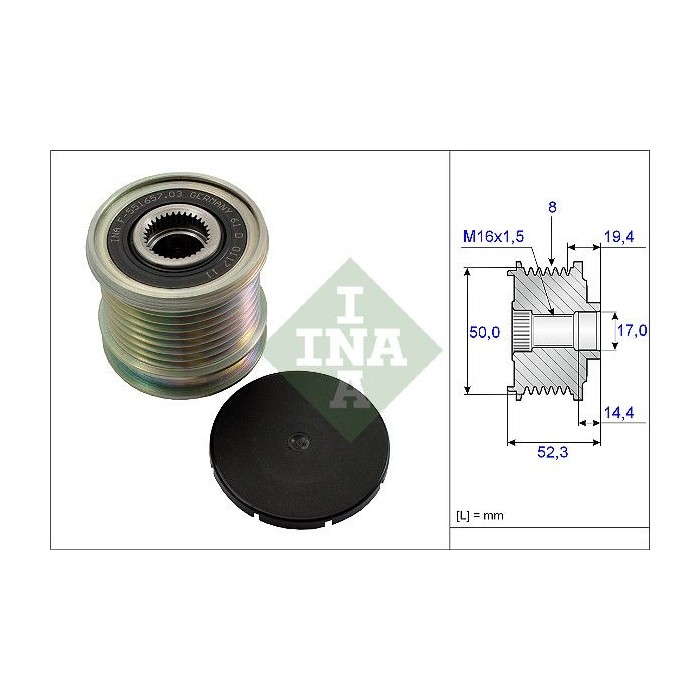 INA Generatorfreilauf 535011110