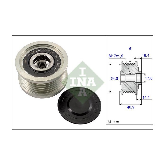 INA Generatorfreilauf 535011210
