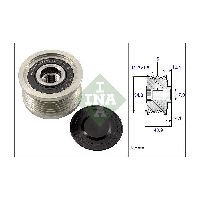 INA Generatorfreilauf 535011210