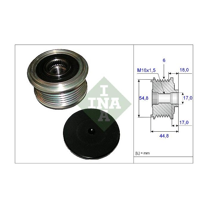 INA Generatorfreilauf 535011410