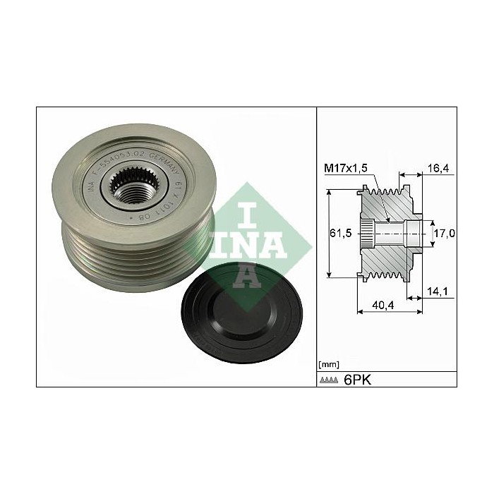 INA Generatorfreilauf 535011510