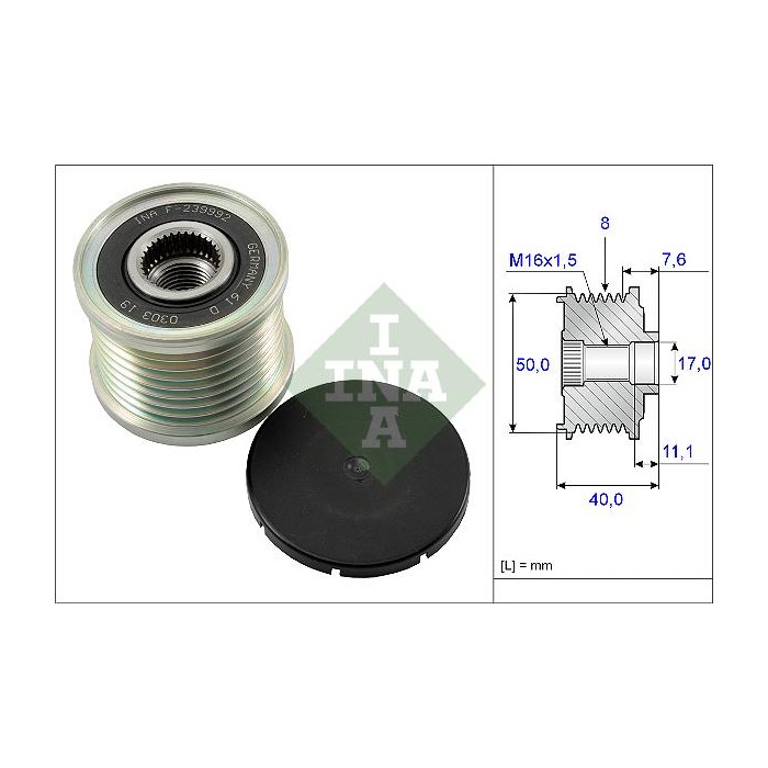 INA Generatorfreilauf 535011910