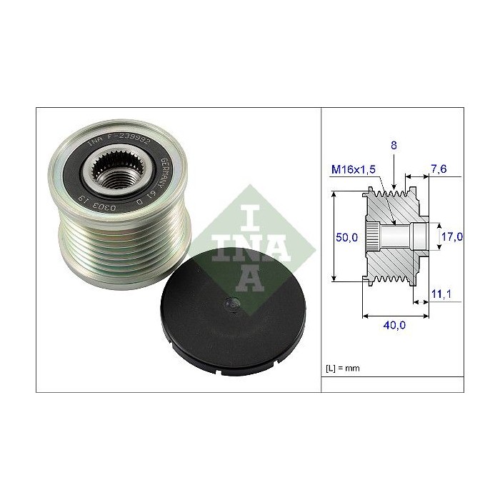 INA Generatorfreilauf 535011910