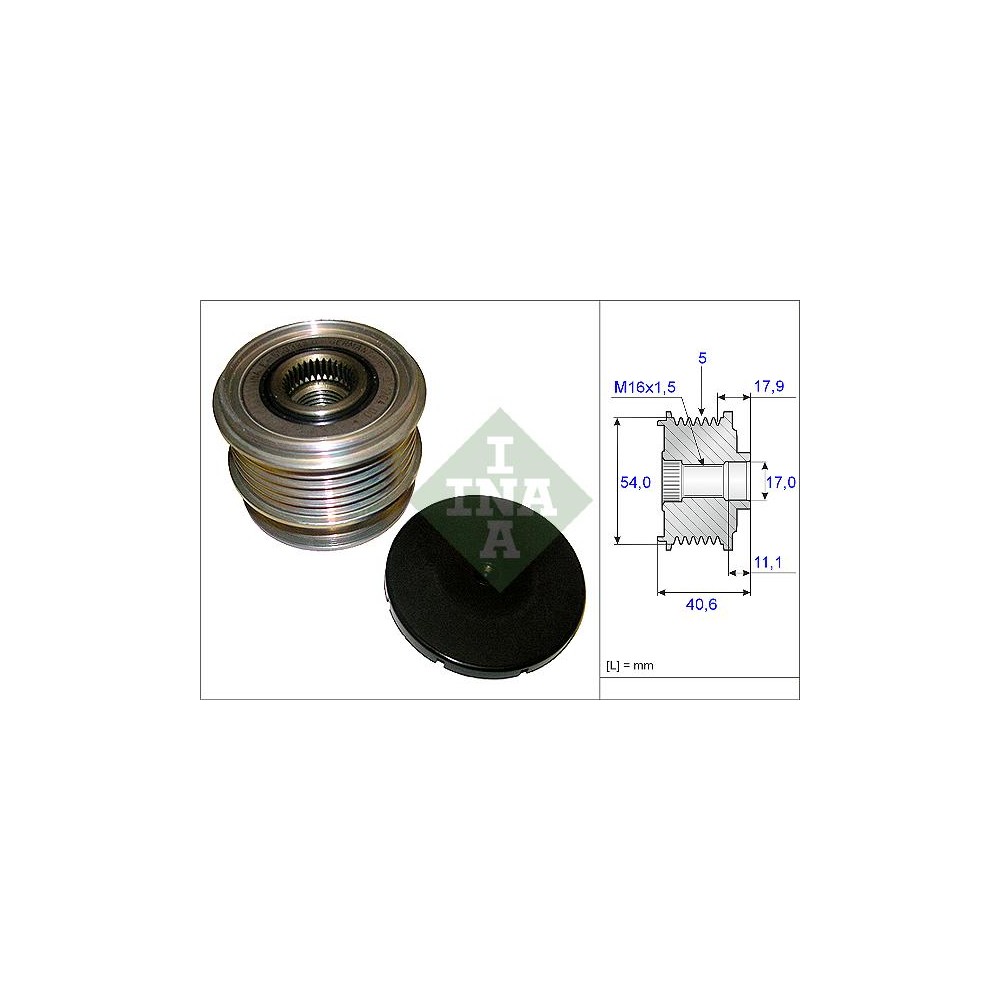 INA Generatorfreilauf 535012110