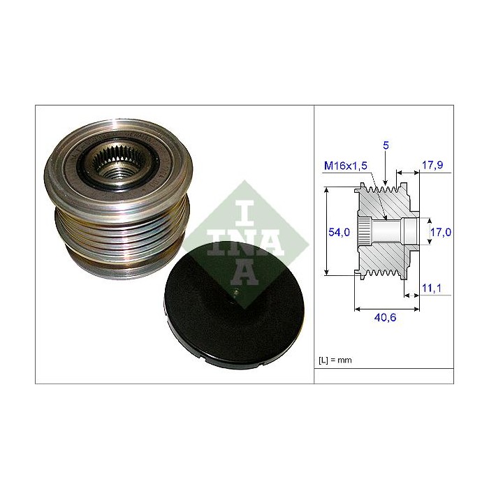 INA Generatorfreilauf 535012110
