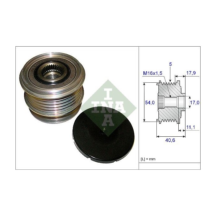 INA Generatorfreilauf 535012110