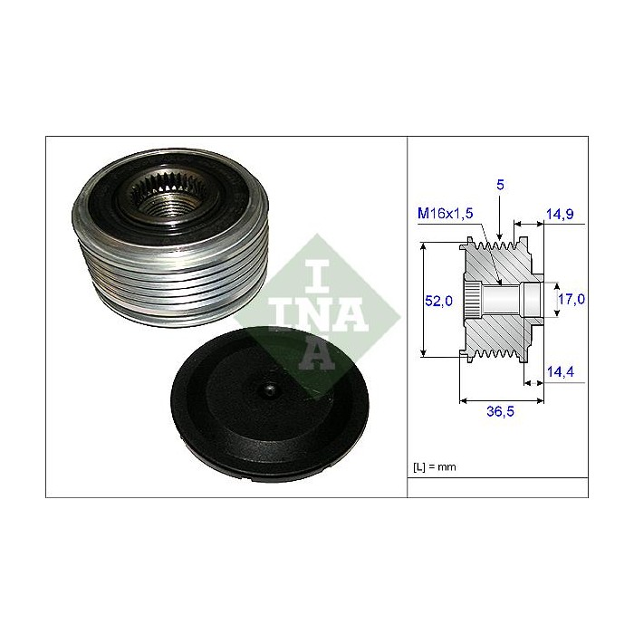 INA Generatorfreilauf 535012910