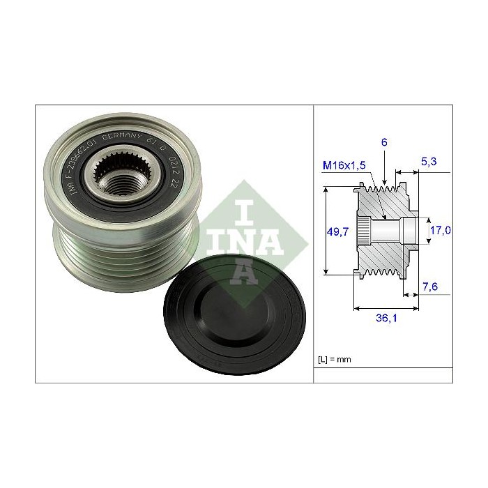 INA Generatorfreilauf 535013410