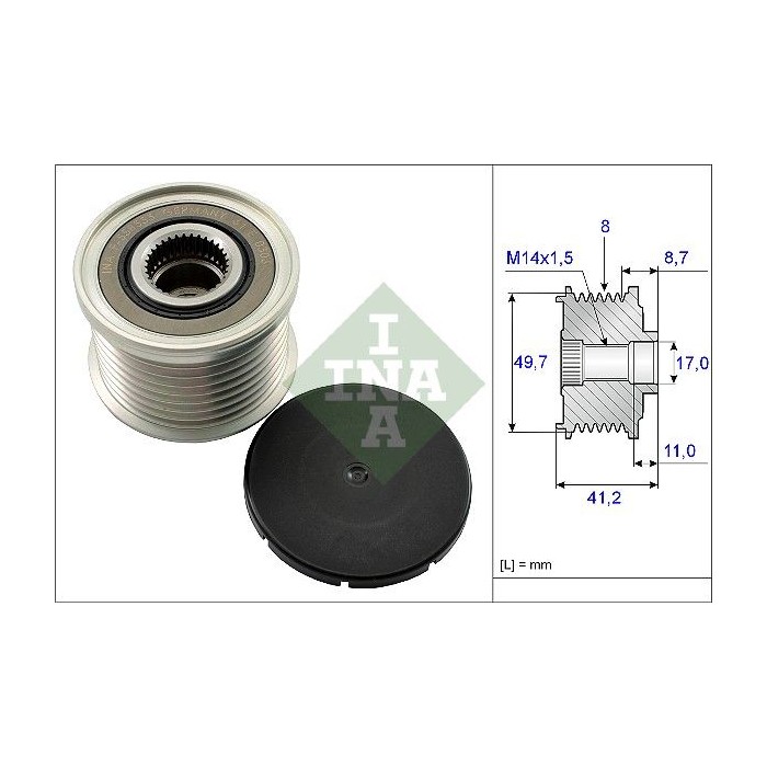 INA Generatorfreilauf 535014110