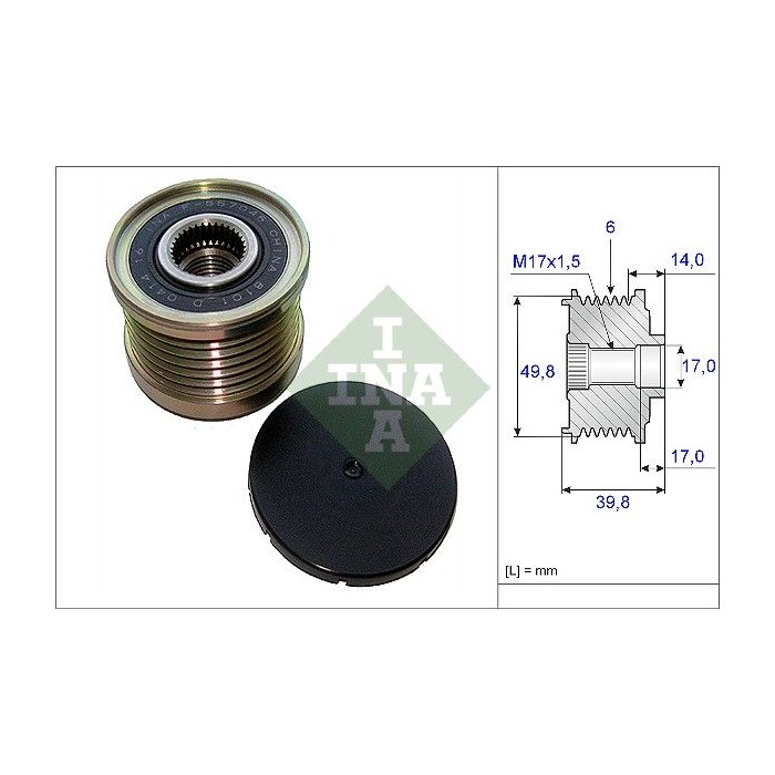 INA Generatorfreilauf 535014610