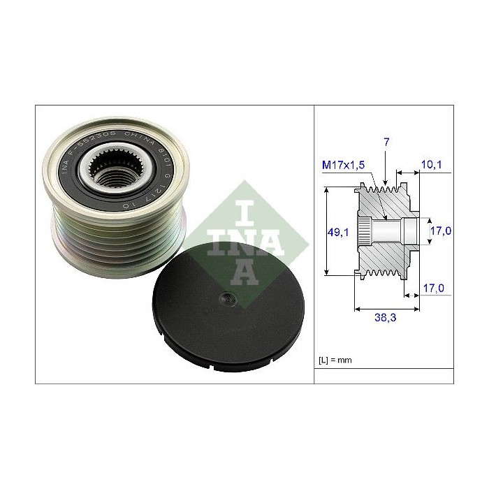 INA Generatorfreilauf 535015310