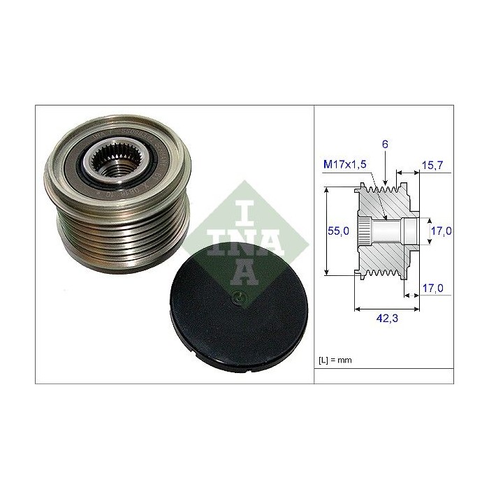 INA Generatorfreilauf 535015410