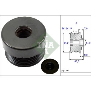 INA Generatorfreilauf 535017210