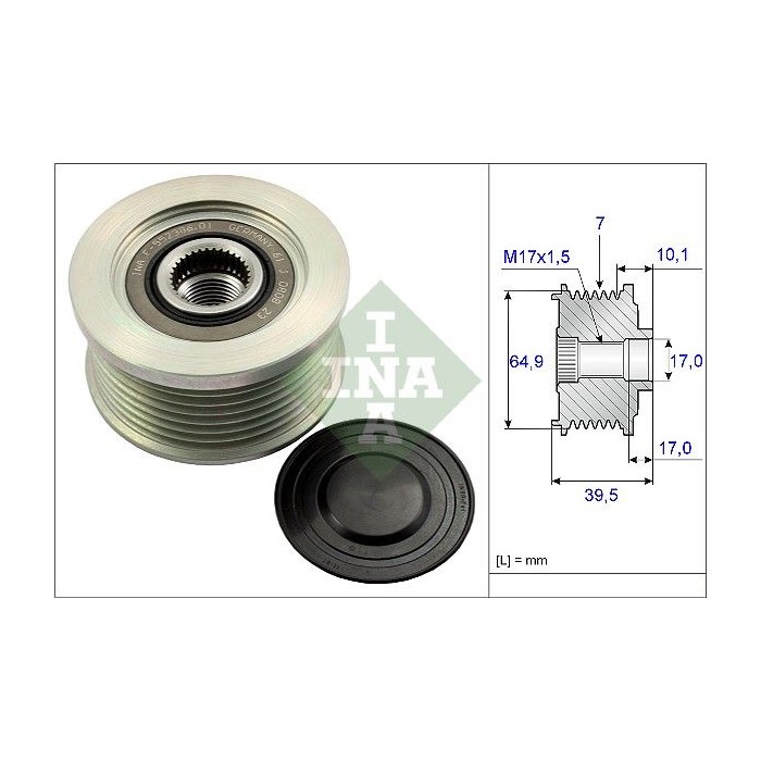 INA Generatorfreilauf 535017710