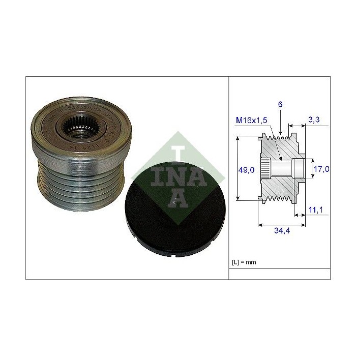 INA Generatorfreilauf 535018310