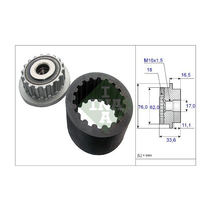 INA Flexible Kupplungsmuffe-Satz 535018610