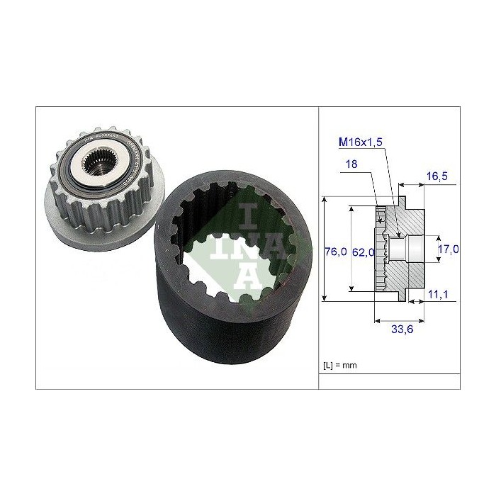 INA Flexible Kupplungsmuffe-Satz 535018610