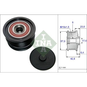 INA Generatorfreilauf 535019010