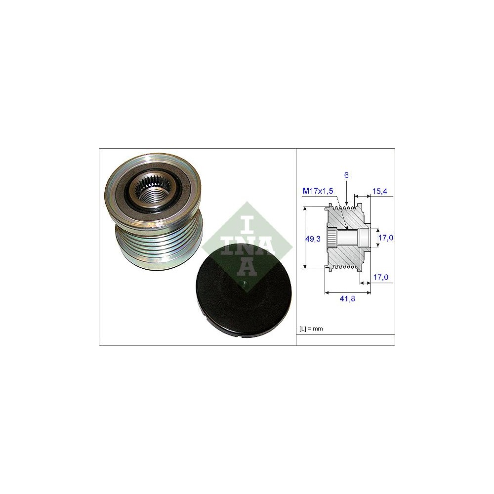 INA Generatorfreilauf 535019310