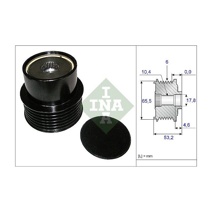 INA Generatorfreilauf 535019510