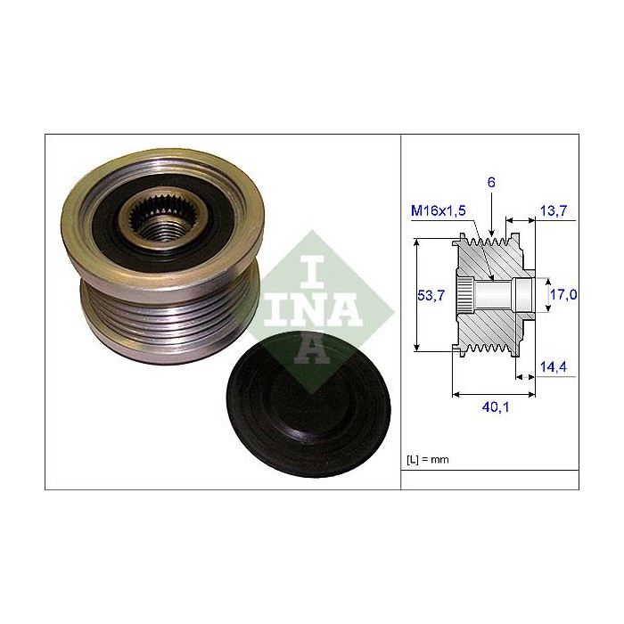 INA Generatorfreilauf 535020210