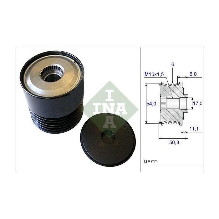 INA Generatorfreilauf 535021210